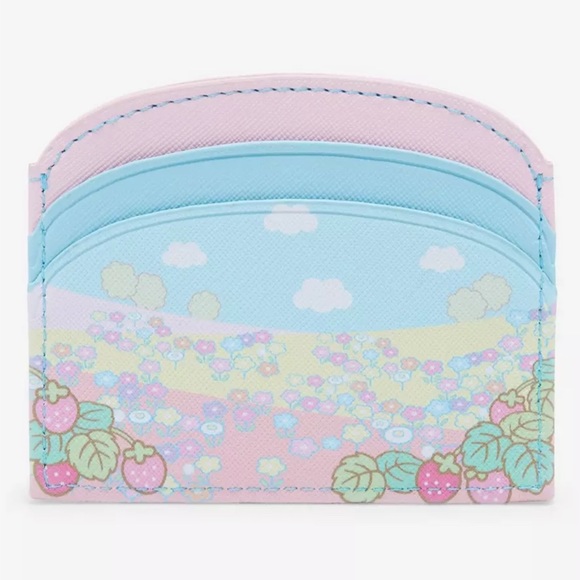 2pc Sanrio Cinnamoroll Passport Crossbody & Family Cardholder Set + Keychain NWT - Picture 6 of 7